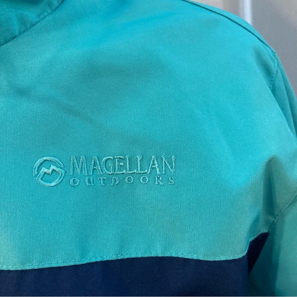 Magellan Outdoors Teal and Navy Jacket Women’s Large - Picture 8 of 13